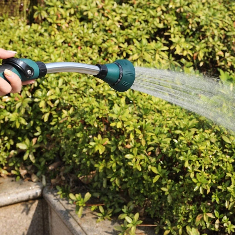 

Watering Wand for Lawn Garden Hose Nozzle Sprayer with 8 Adjustable Spray Patterns and Thumb Control Shut Off Valve