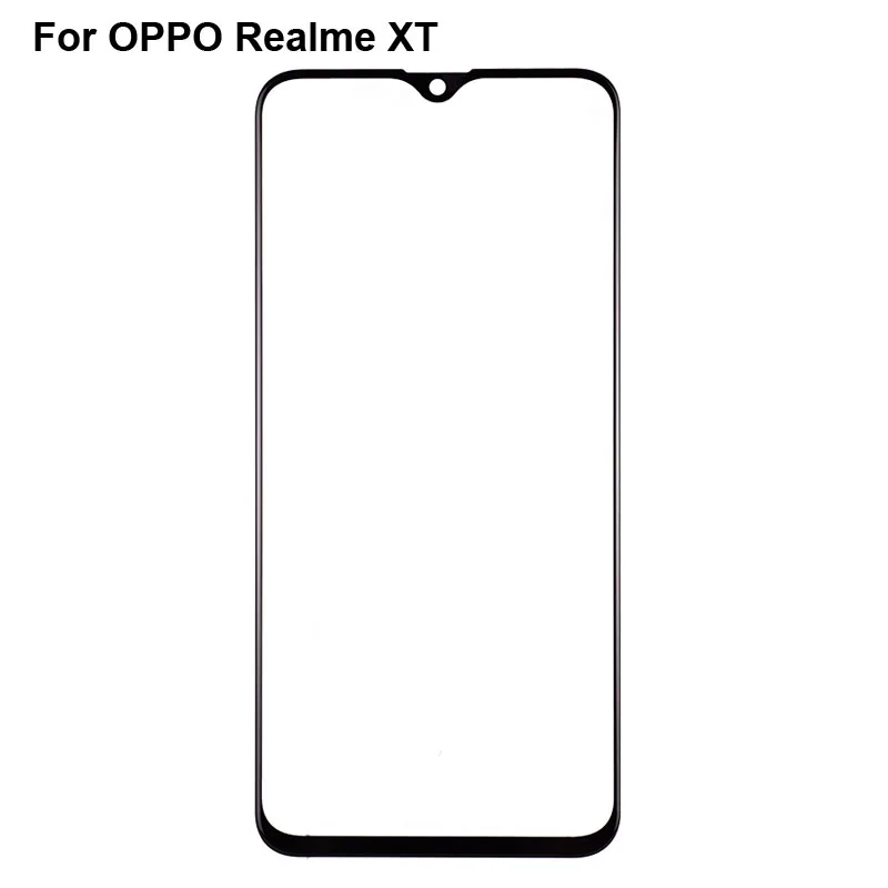 

For OPPO Realme XT Front Outer Glass Lens Repair Touch Screen Outer Glass without Flex cable For OPPO Real me XT