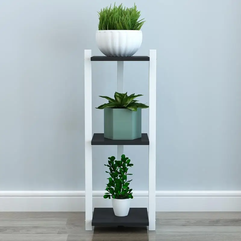 

Wooden Shelves Stand Etagere Plante Plantenrekken Estante Para Plantas For Stojak Na Kwiaty Rack Balcony Flower Plant Shelf