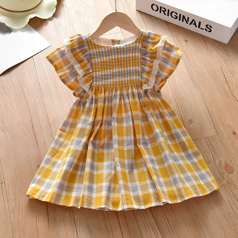 

Summer Children's Western Style Princess Girls Baby Dress Floral Vestidos De Children Dresses Verano Sukienka Kinder Kleider