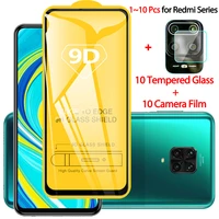 1 10 pcs camera film glass for redmi 10c tempered glass xiaomi red mi 9c 10c nfc screen protector redmi note 9s 9 pro 9a 10a