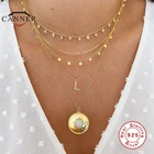 Автоклав 925 стерлингового серебра Изысканная мода INS Стиль простое ожерелье с цепочкой для женщин колье, хорошее ювелирное изделие, ожерелье