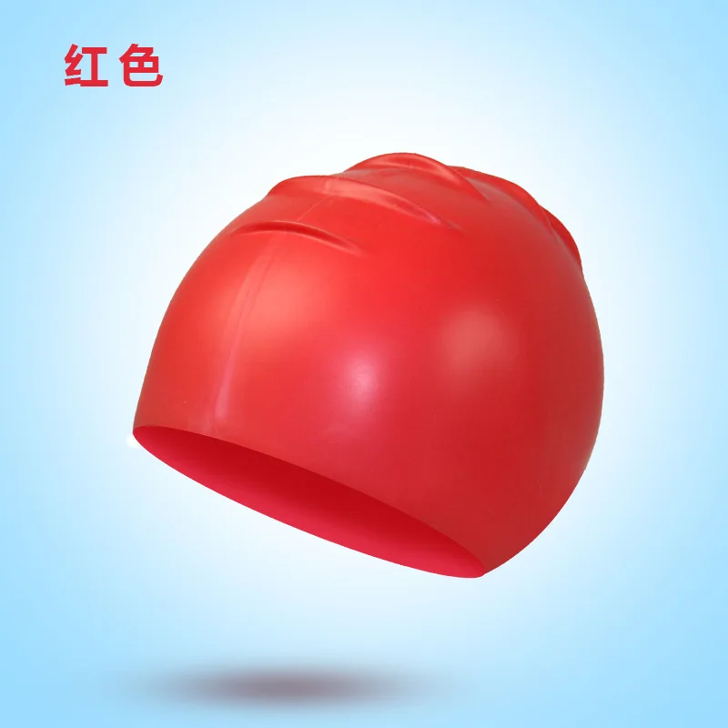 

New Silicone Waterproof Swimming Caps Protective Ears Long Hair Sports Headwear Unisex Adults Size Swim Pools Hats Accessories