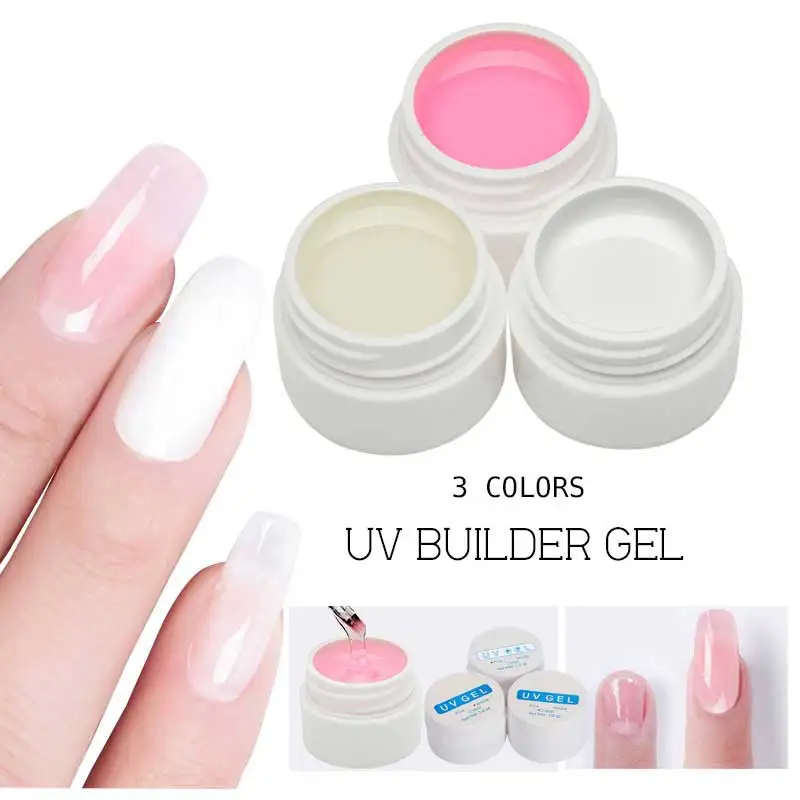 

Transparent Gel UV Construtor To Build Gel Nails Builder Clear UV Gel Builder Gel Nail Art Tips Manicure Extension Polish