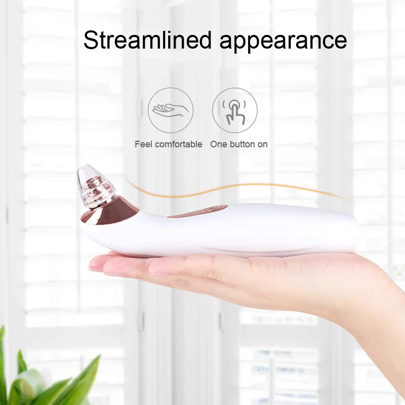 Blackhead Remover Pore Vacuum Cleaner Black Dot Acne Pimple USB Skin Care Suction Tool Facial Dermabrasion blackhead vacuum | Красота и
