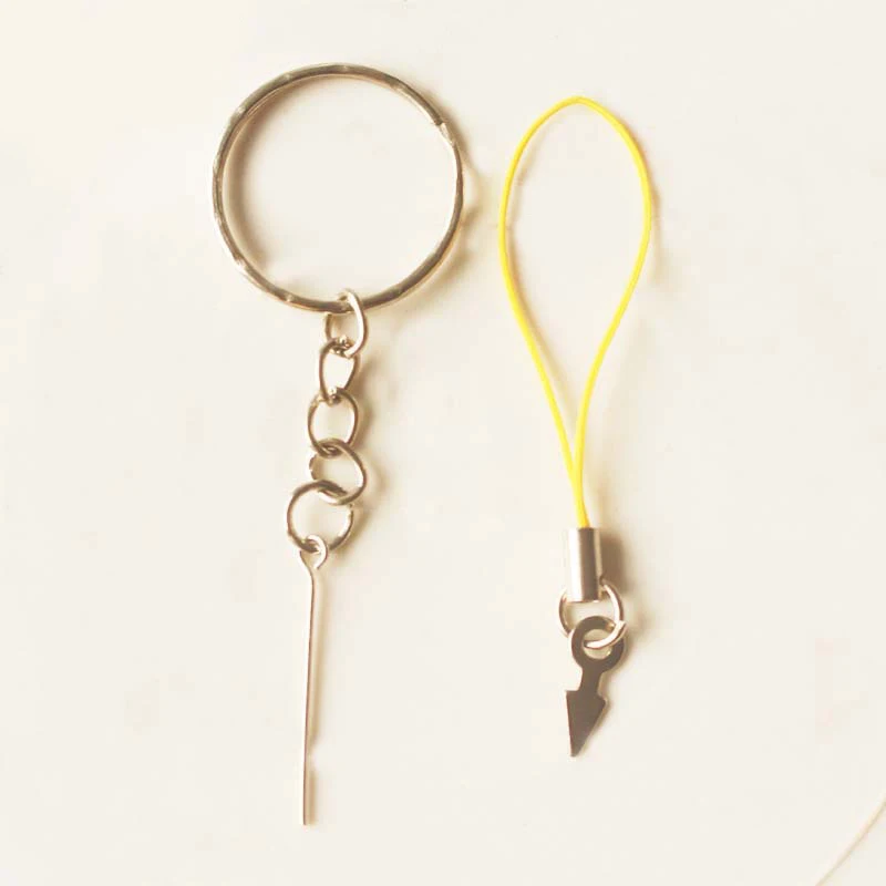 

Цепочка для ключей с девятью булавками глиняная кукла аксессуары подвесная Веревка DIY аксессуары 10 дюймов