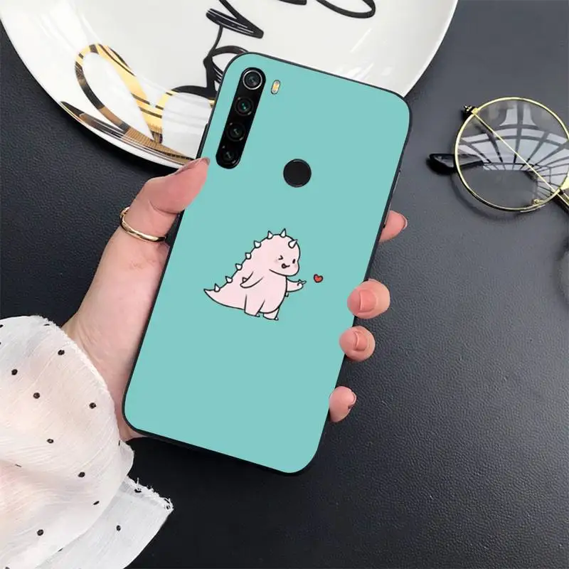 

love dinosaur Cartoon friend Phone Case For Xiaomi Redmi 7 8 9t a3Pro 9se k20 mi8 max3 lite 9 note 9s 10 pro