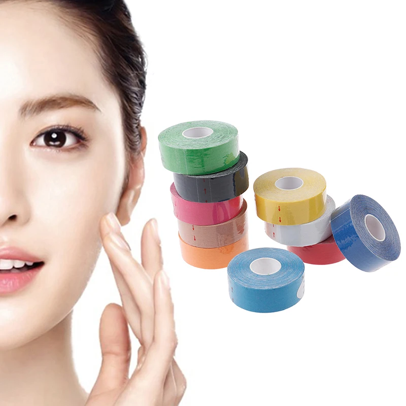 

2.5CM*5M Kinesiology Tape For Face V Line Neck Eyes Lifting Wrinkle Remover Sticker Facial Skin Care Tools Stretching Sticker