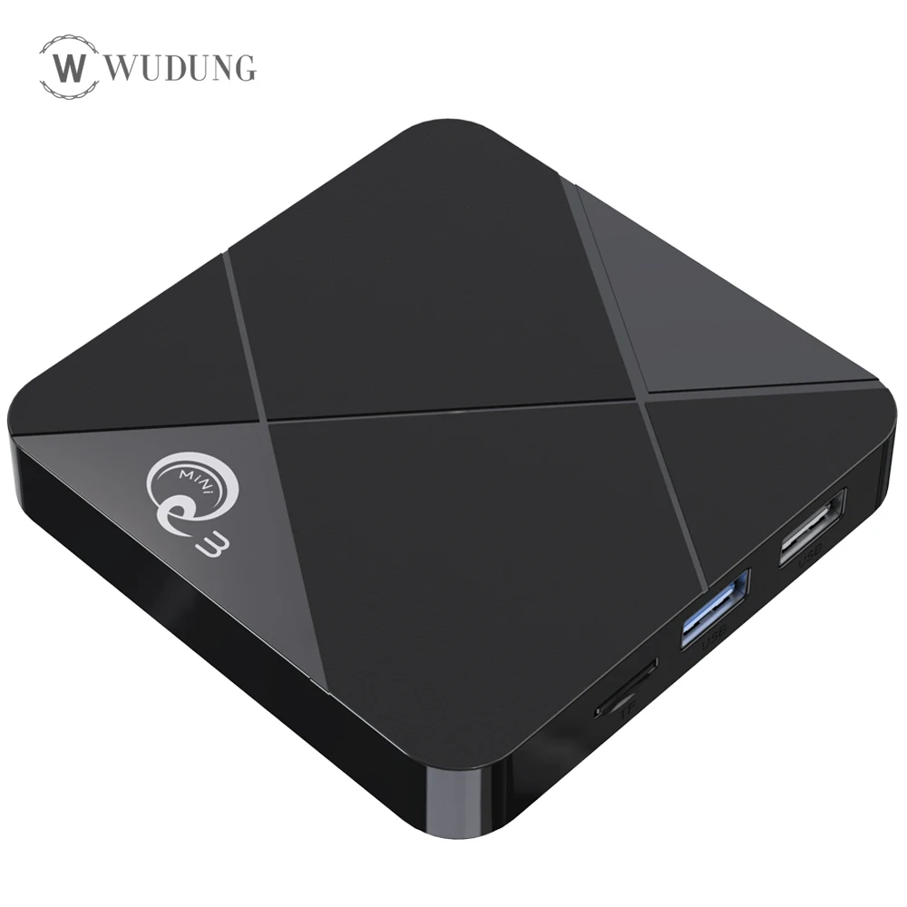 Умная ТВ-приставка MINI Q3 Android 7 1 ГБ 8 2 16 ОЗУ 32 Гб ПЗУ 4 ГГц Wi-Fi 100 м LAN BT I8 клавиатура с