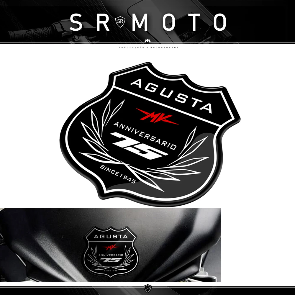 

3D Motorcycle Decal Sticker Case for MV Agusta 75 Anniversario Emblem F3 675 Sticker