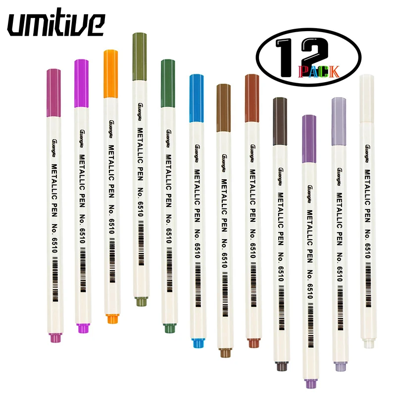

Umitive 1Pcs Colorful Waterproof Pen Permanent Paint Marker Graffiti Oily Marker Multicolor Pen Stationery