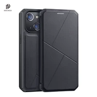 for iphone 13 mini case dux ducis skin x series luxury leather wallet case flip case magnetic closure super soft card slot