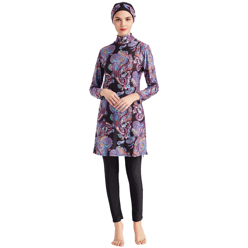 Женский солнцезащитный купальник YONGSEN купальный костюм в мусульманском и