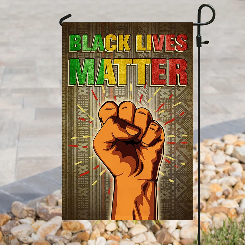 

BLM, флаги и баннеры с надписью «черная живая жизнь», домашнее, благословенное, яркое цветное украшение, садовый двор, приятное для сублимации
