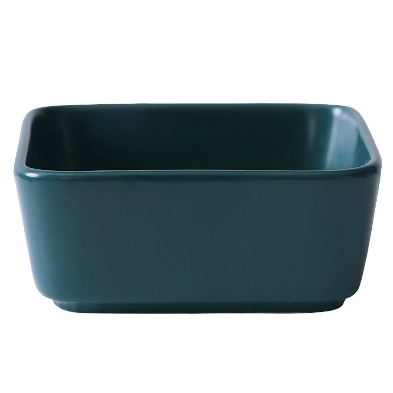 Керамическая тарелка в скандинавском стиле с пигментами маленькая соус соль