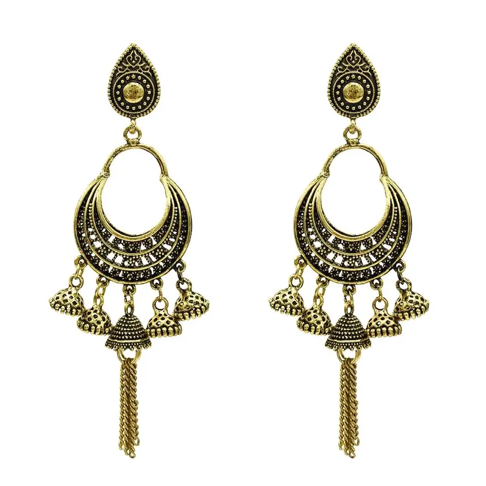 Афганский Тибетский винтажный Цыганский длинный кисточка капля для женщин