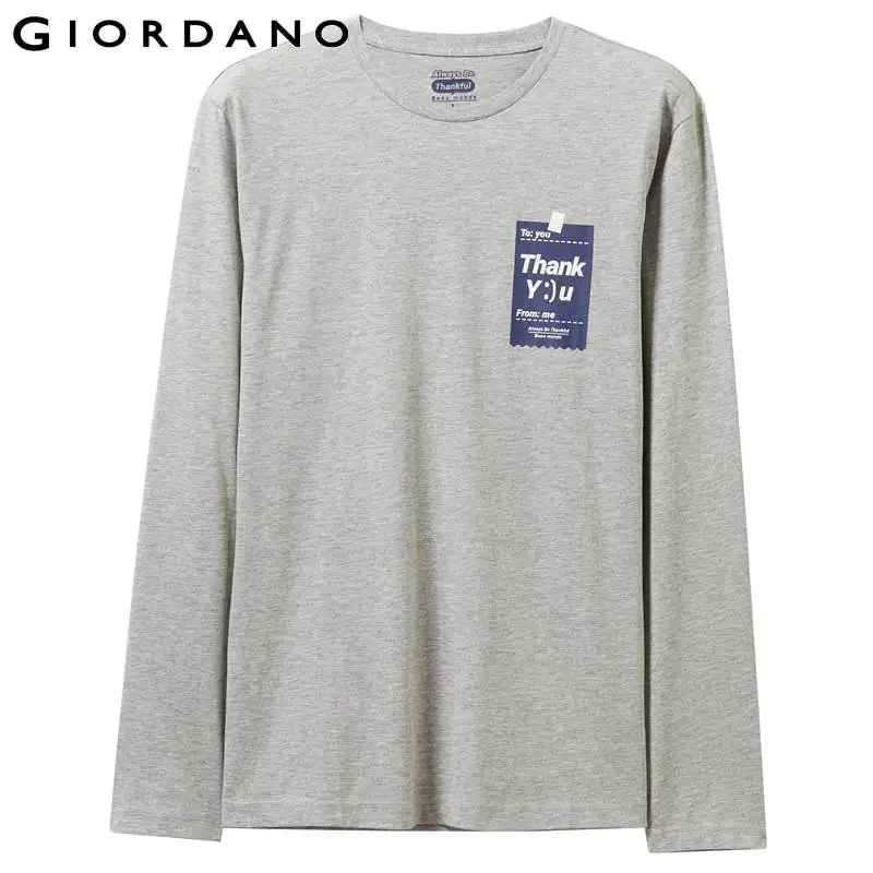 Giordano мужская водолазка с длинными рукавами и круглым воротом из натурального