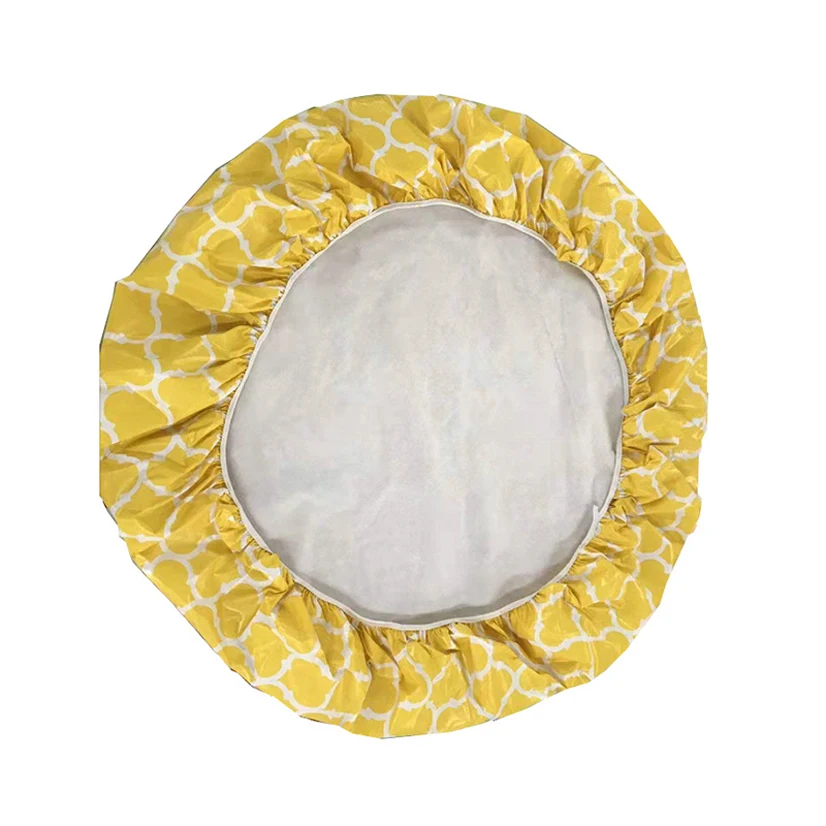 Круглая скатерть из ПВХ антипятнистая для обеденных столов водонепроницаемая