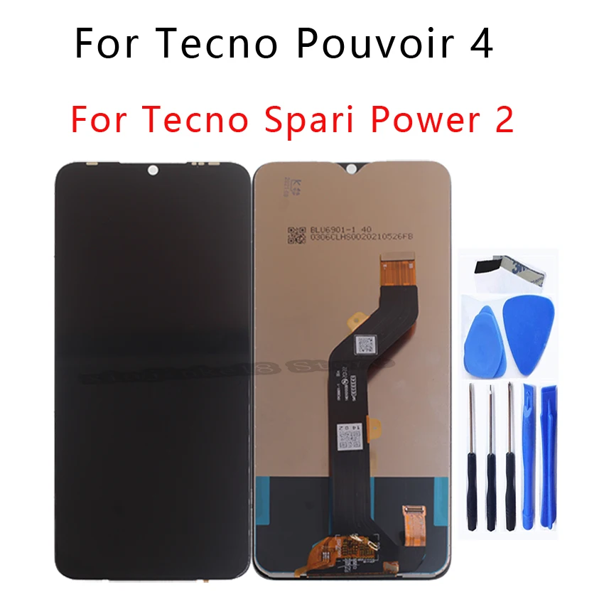 

7.0" For Tecno Pouvoir 4 Pouvoir 4 pro LC8 LCD Display Touch Screen Digitizer Assembly For Tecno Spark power 2 LC7 Repair kit