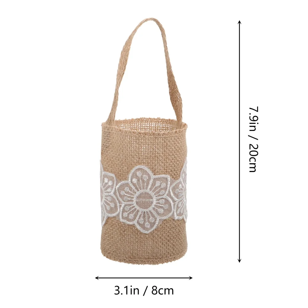 2pcs Wedding Baskets Rustic Flower Girl Basket for Girls and Boys | Дом и сад