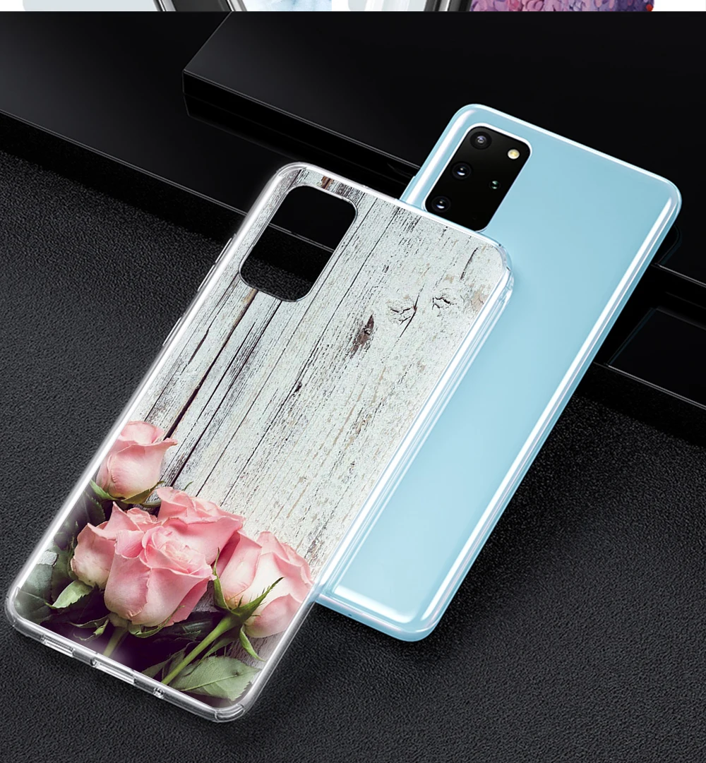 

Flower Deer Case for Samsung A50 A51 A71 A70 A40 A20 A20E S10 S20 S9 S8 S7 Edge Ultra Puls Note 20 10 9 8 Ultra Plus Soft Funda