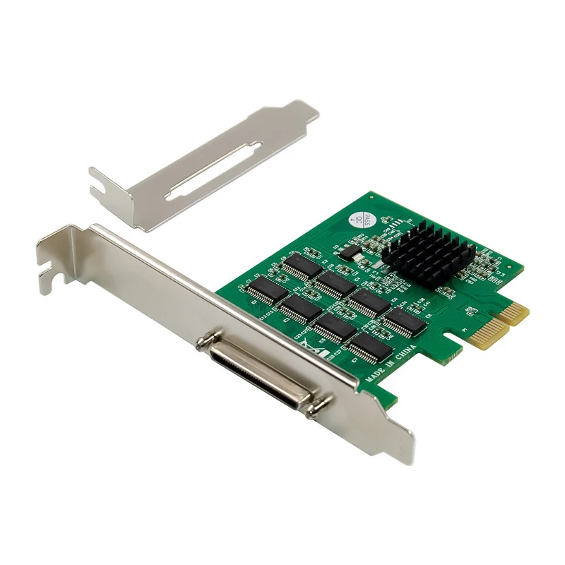 PCI-E XR17V358 PRO 8S,   / DR9 RS232,     COM1