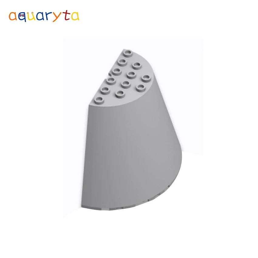 Конусные строительные блоки Aquaryta 2 шт. 10x5x6 MOC сделай сам совместимы с 29096 сборными