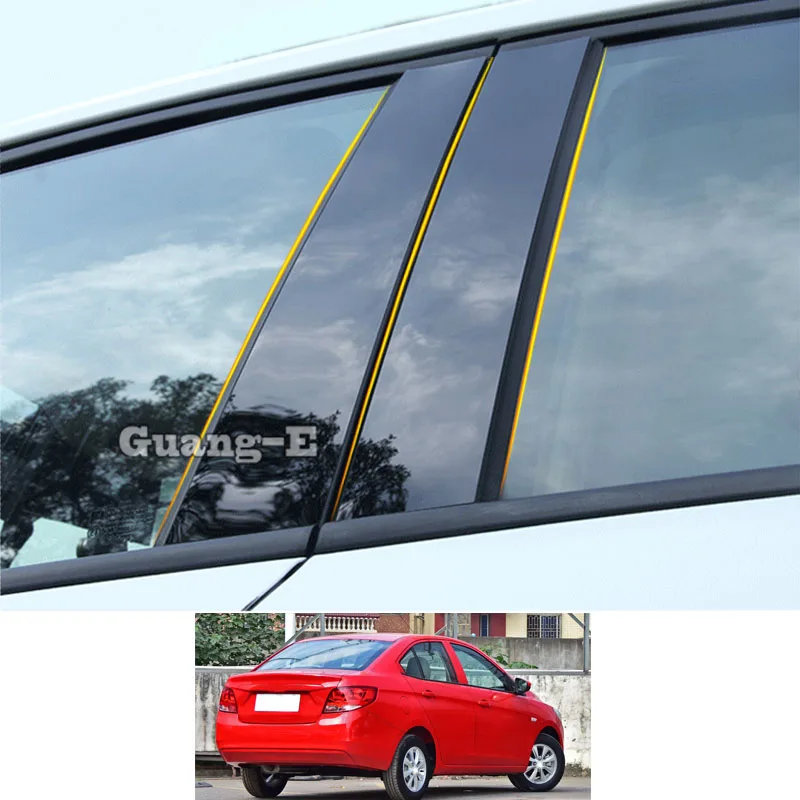 Для Chevrolet Sail 3 2015 2016-2018 автомобильный поликарбонатный материал столб крышка двери