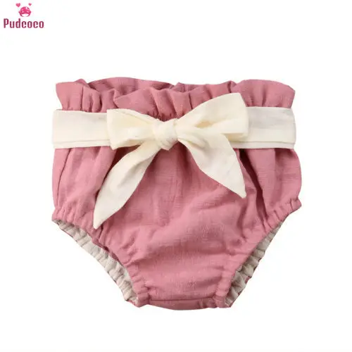 

New Diaper Covers with Ruffles for Baby Girl Cotton Bloomers Toddler Shorts PP Pants Nappy Diaper Covers