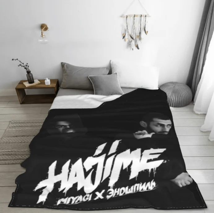 

Hajime Miyagi Andy Panda Blankets Russian Hip Hop Band Blankets Flannel Spring/Autumn Breathable Lightweight