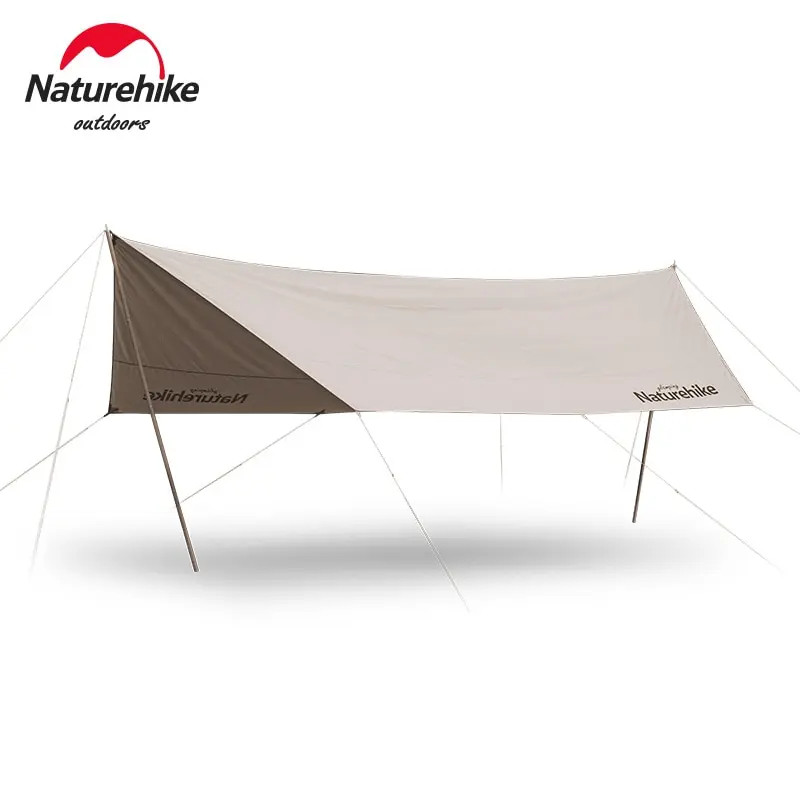 Naturehike Classy 5-8 Persons Waterproof Camp Awning Cotton Sun Shelter Hexagonal Portable 7*4.3m Sunshade | Спорт и развлечения