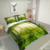 Pillowcase Bed Bedclothes Queen Elegant Adult modern bedding set Sunny forest bedding set pillow case cover