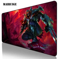 zed league of legends large mouse pad gaming accessories anime mousepad gamer keyboard desk mat computer table mat for lolcsgo