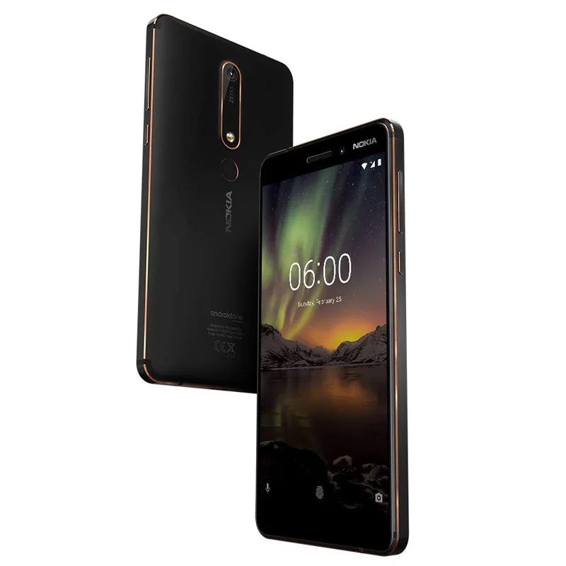 Смартфон Nokia 6 1 TA1050 с одной SIM-картой 4G Android 3 ГБ 32 Восьмиядерный процессор Snapdragon 630