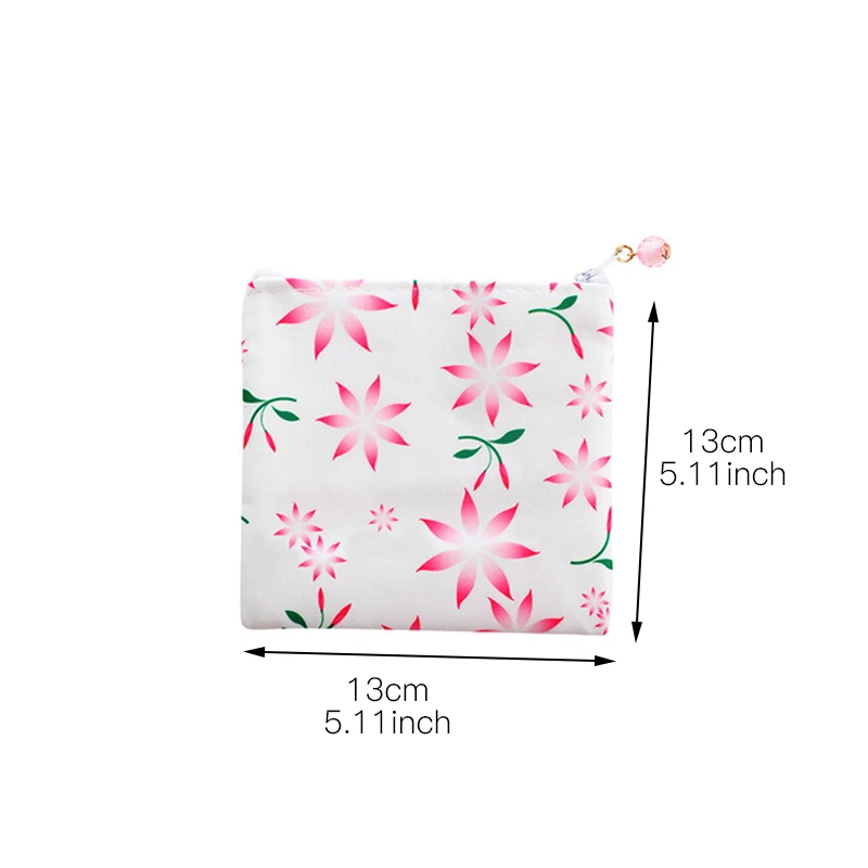 

Sanitary Napkin Bag Small Handbag Money Holder Coin Storage Organizer Sanitary Pad Convenience Pouch Creative Purse With Zipper