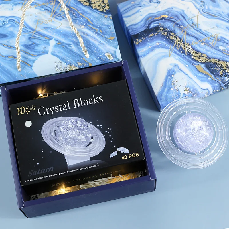 

3D Plastic Three-dimensional Universe Puzzle Model Diy Kids Adults Assemble Home Decorations Toys For Children Fidget Spinner