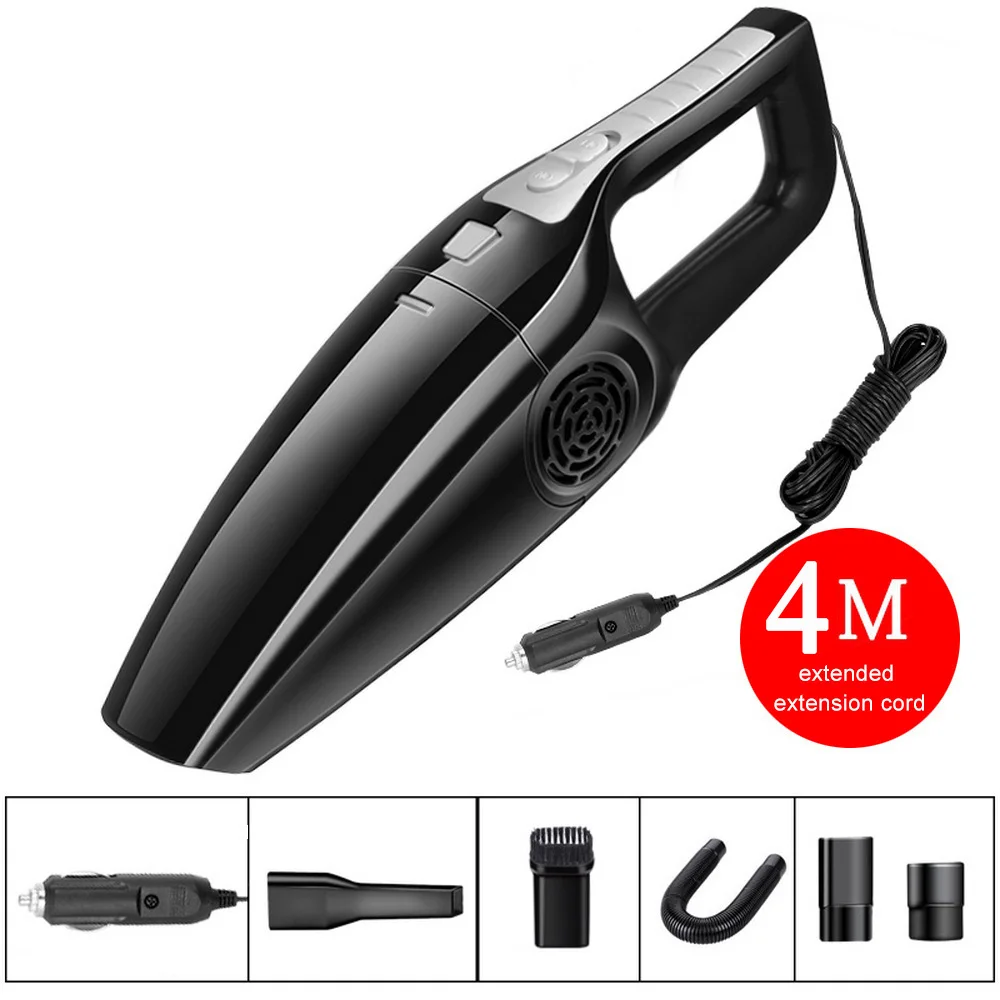 

2023 Portable Car Vacuum Cleaner 3600mbar Wet and Dry Dual Use Vacuum Cleaner for Auto Clean 120W Auto Handheld Car Interior