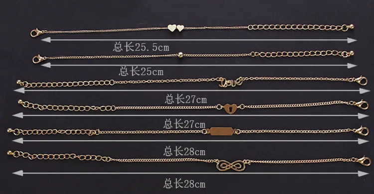 5 шт./компл. сплав Новинка Bijoux(украшения своими руками) Модные Винтаж ножной браслет Бесконечность 8 Браслеты для женские ботильоны браслет подарочный набор ювелирных изделий