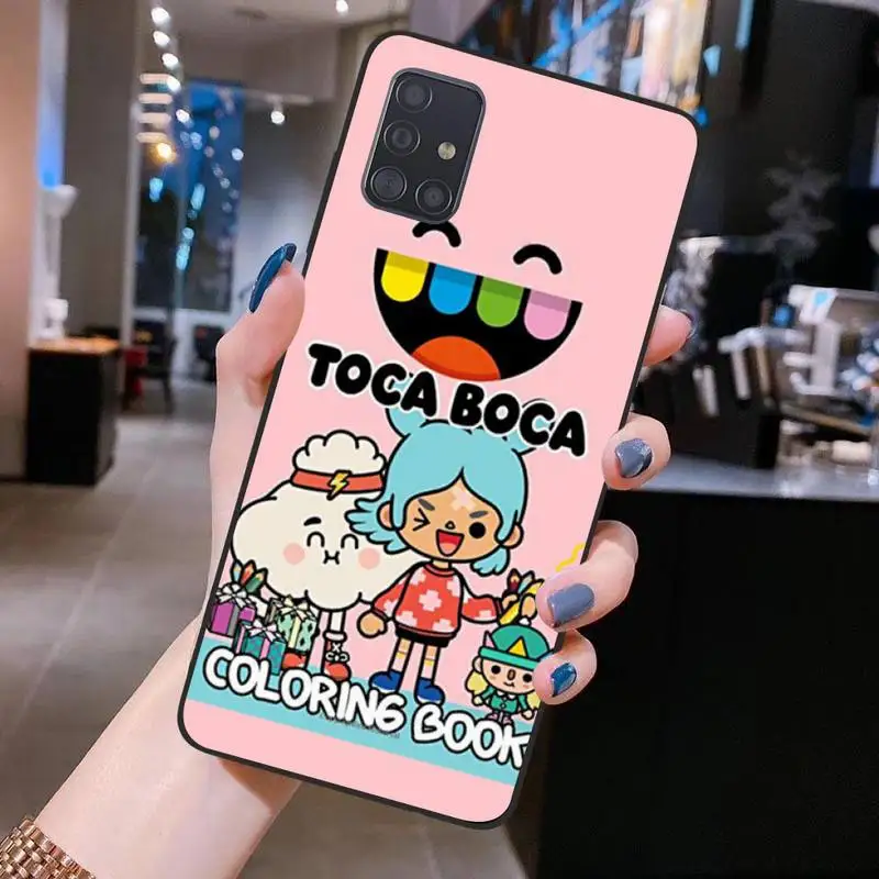 Чехол для телефона Toca с принтом Бока тока Life World game Samsung Galaxy S20 FE plus Ultra S6 S7 edge S8 S9 S10 5G