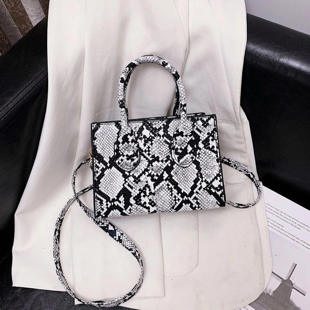 

Fashion Animal Printed Crossbody Handbag Totes Women PU Leather Portable Handle Shoulder Purse Female Travel Messenger Bag