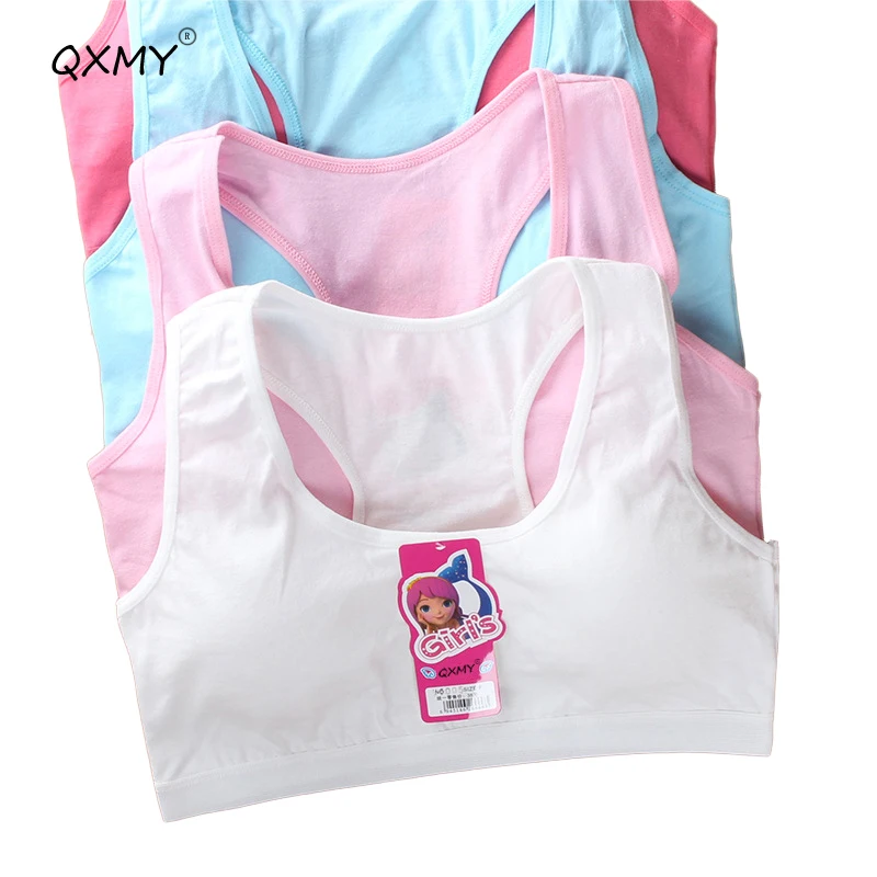 

Тренировочные бюстгальтеры из 100% хлопка для маленьких девочек, детские бюстгальтеры, тренировочный бюстгальтер, нижнее белье для девочек-п...