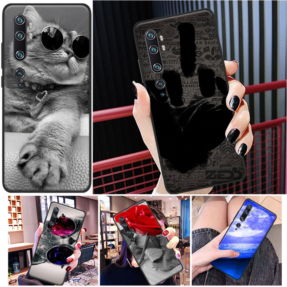 

Iron Tower Phone Case For Xiaomi Mi Note 10 Pro CC9e CC9 11 10S Lite Ultra Poker Funda Soft TPU Back Cover Cases