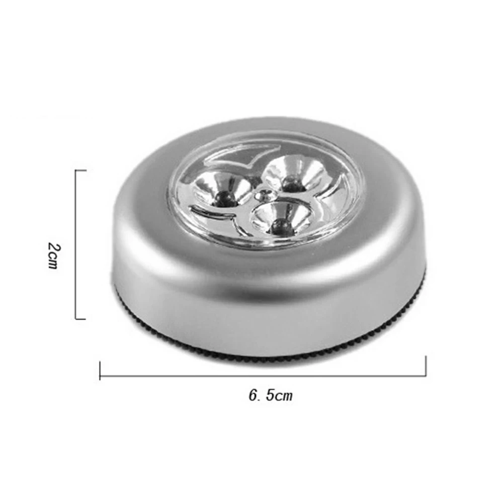 

Creative Circular Household Cupboard Wardrobe LED Clapping Light Car Trunk Touch Light Bedroom Bedside Reading Night Light