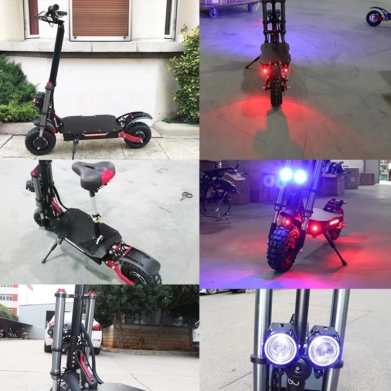 

DE Warehouse Electr Scooter 3200 W Scooter with 60V 20ah Lithium Battery Max Mileage 85km 11inch Off Road Tire Folding Adult