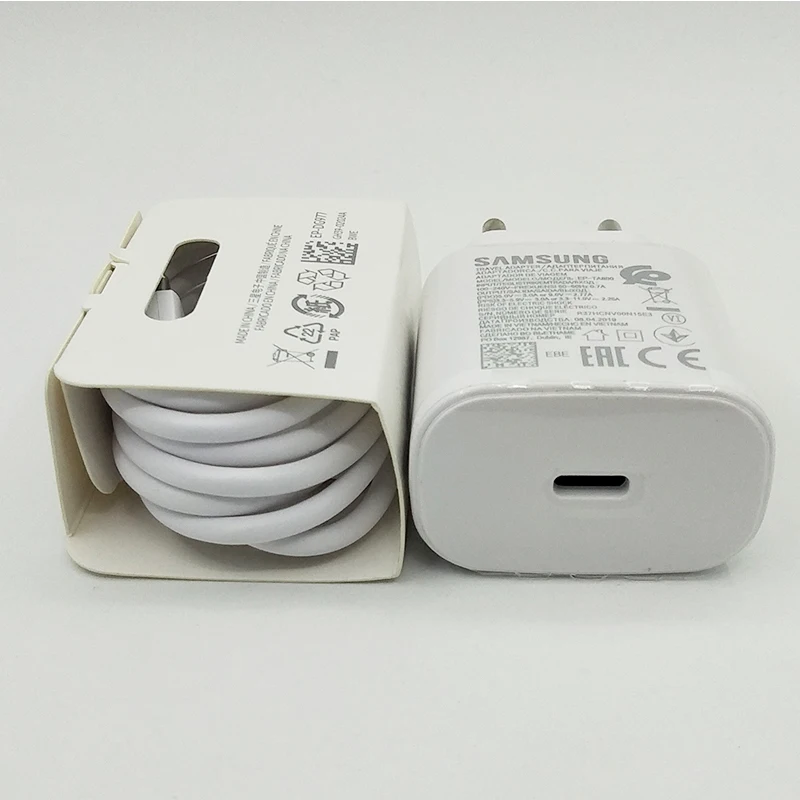 Супербыстрое зарядное устройство для мобильного телефона Samsung Note 10 plus 25 Вт Usb PD PSS