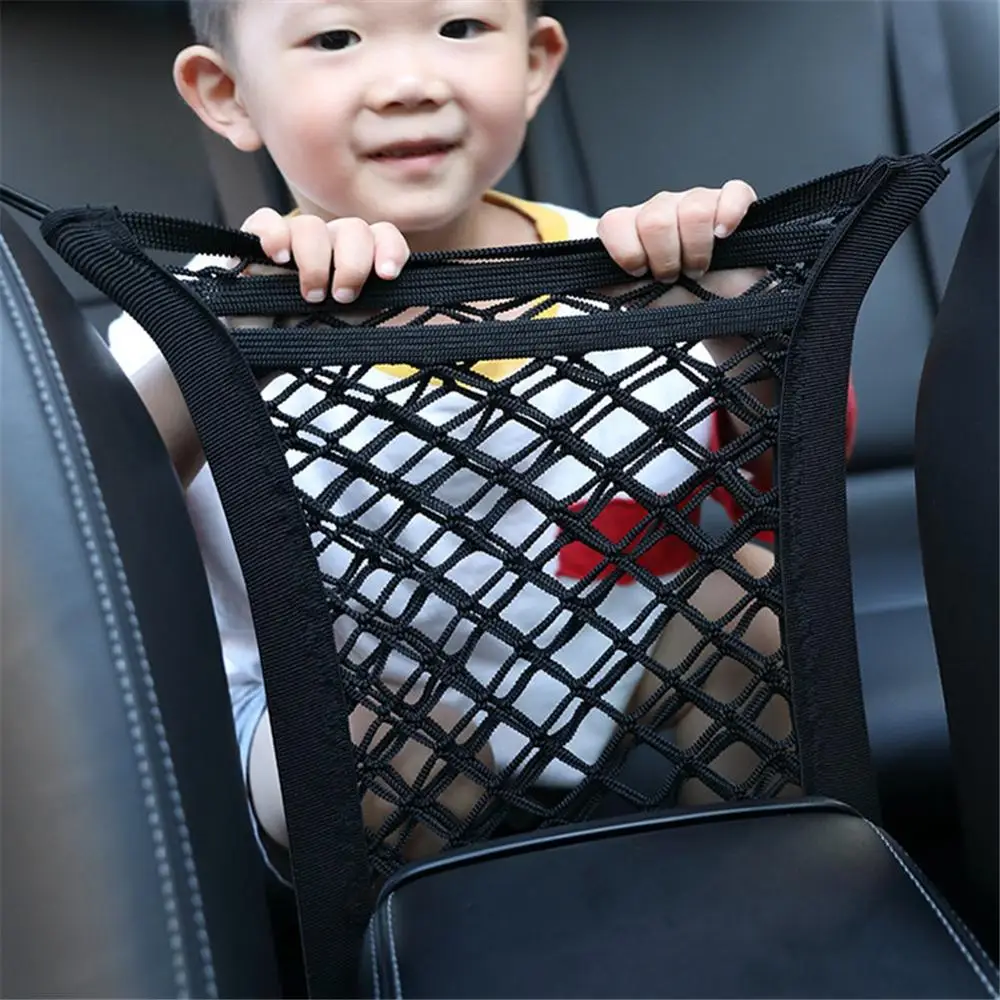 

Car Organizer Net Pocket Elastic Storage Bag Pet Barrier Car Seat Mesh Net Bag Luggage Holder Pocket Car Storage Organizer Pouch
