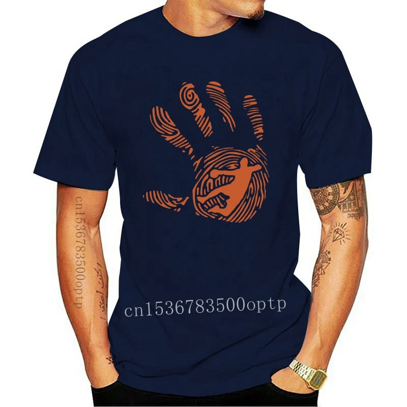 

New 2021 2021 Summer Tee Shirt Handball Fingerabdruck Hand 1010 Standard Unisex T-Shirt Cool T-shirt