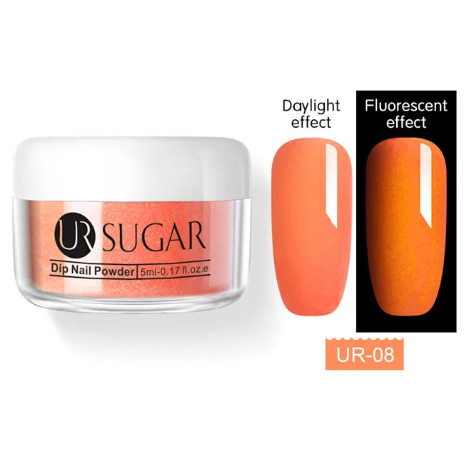 Fluorescence 8 Ur Sugar косметика парфюмерия диспенсер 5 мл флуоресцентный Neon 3 в 1 Dip порошок для ногтей резьба расширение пальцем расширить погружения порошок для ногтей, акриловую пудру, Декор - Цвет: Fluorescence 8