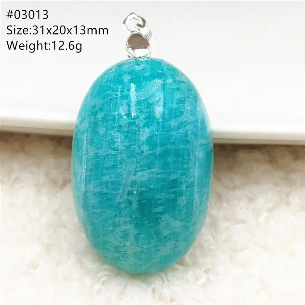 

Genuine Natural Green Amazonite Pendant Water Drop Oval Gemstone For Party Gift Crystal Healing Stone Women Men Necklace AAAAA