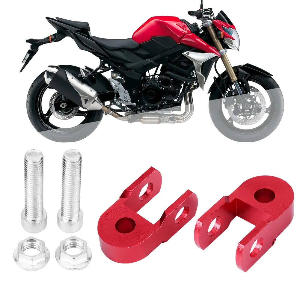 

New Motorcycle Universal Damping Thicken Pad Shock Aborbers Heightening Chassis Heighter Device 3cm Red With Screws Dropshipping